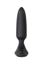 Черная анальная вибропробка HUSH 2 Size S - 12,1 см.