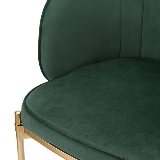 Стул coral, велюр, зеленый