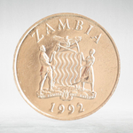 Zambia, 25 Ngwee, 1992 – Limited Edition with African Wildlife Design, AU
