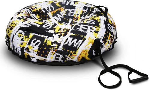 Тюбинг Принтованный 90 см (граффити - черный )