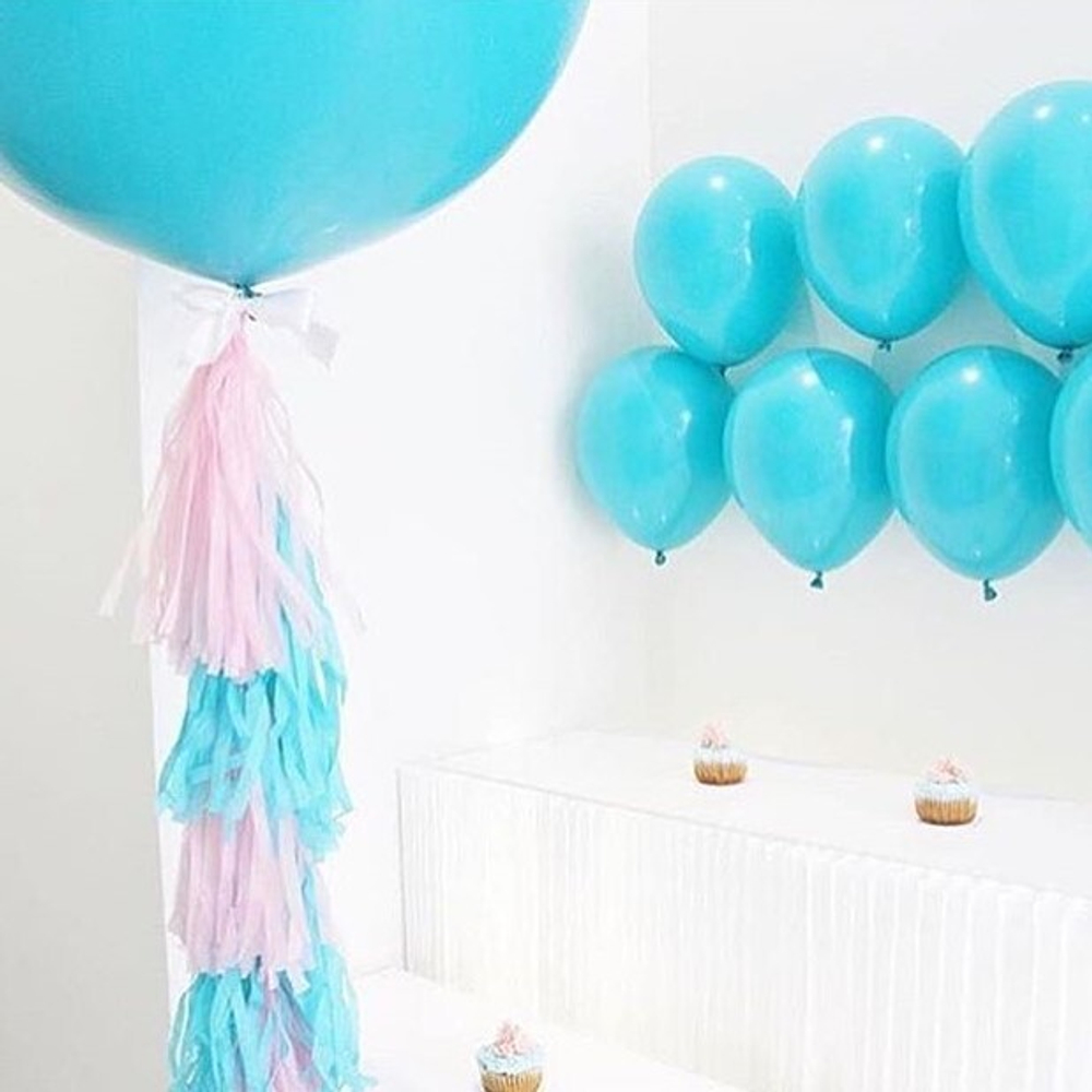 Шар 36" Карибы, Пастель / Caribbean Blue 038 Sp