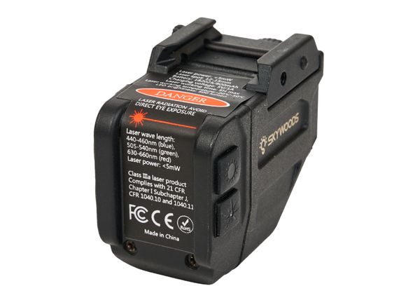 Фонарь подствольный пистолетный Skywoods Merlin 340 люмен, красный ЛЦУ