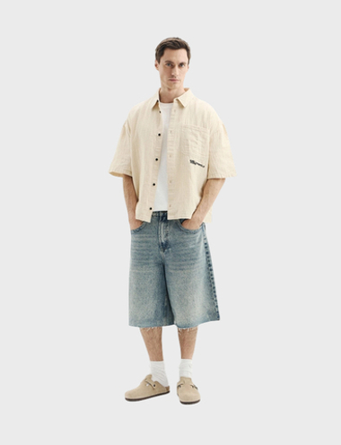 Рубашка KARL LAGERFELD JEANS Ss Crinkled Shirt