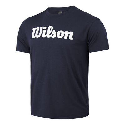 Мужское теннисное поло Wilson Script Tech T-Shirt Men - Blue