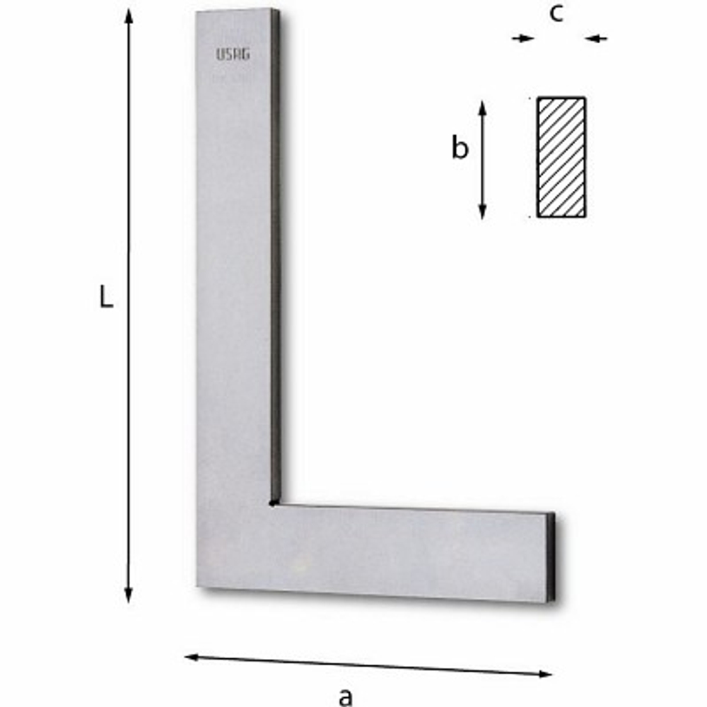 976 Угольник стандартный 100 мм, USAG (Италия)