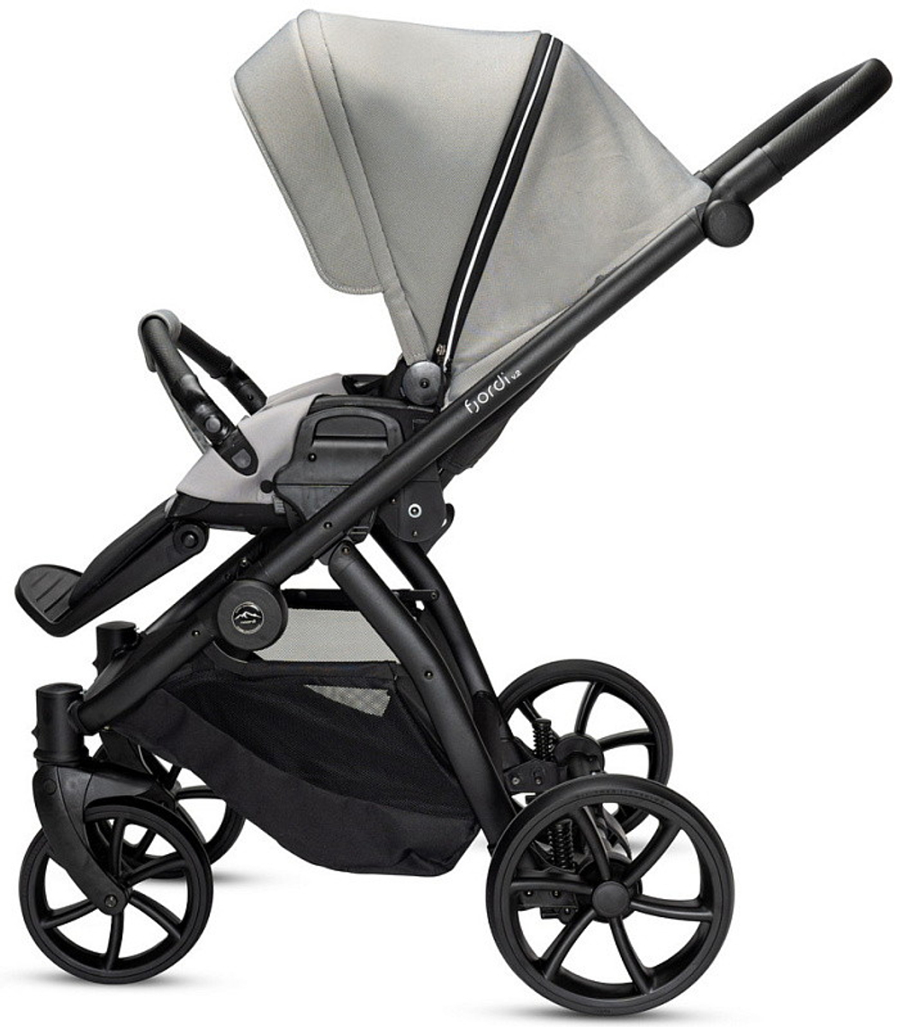 Детская коляска Noordi Fjordi V2 3 в 1 с автокреслом Terra Edusky Black 1462814 Grey