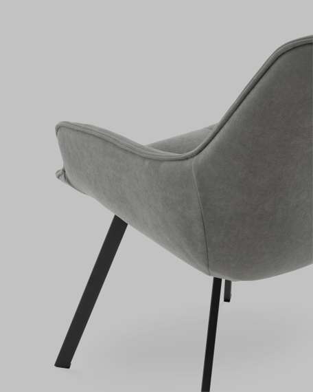 Стул Амальри велюр светло-серый