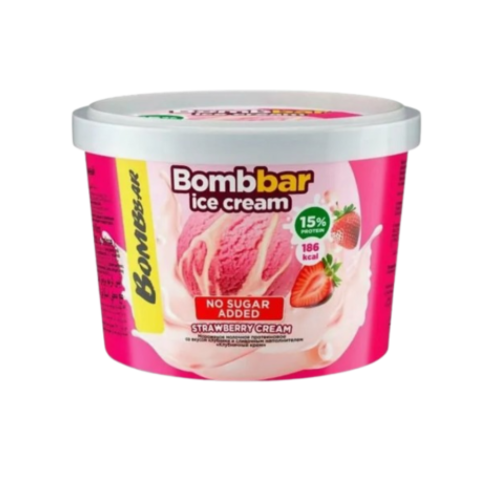 Мороженое Bombbar Protein Strawberry Cream 150 гр