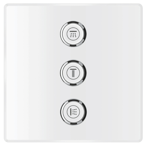 Переключатель потоков Grohe Grohtherm SmartControl 29158LS0 Белая луна Хром