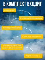 Квест по поиску подарка по поиску подарка "Гарри Поттер и Философский камень”