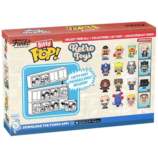 Фигурка Funko Bitty POP! Retro Toys GI Joe Zartan+Leathernec+Shipwreck+Mystery (1 of 4) 4PK 75448 (00055302/050225/0017099/29, ВЬЕТНАМ)
