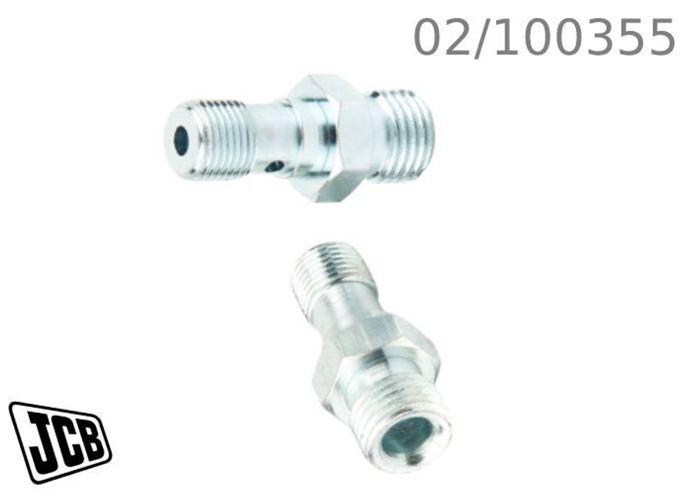 Адаптер топливной трубки JCB 02/100355