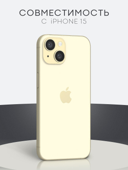 Защитная плёнка BROSCORP для Apple iPhone 15 (арт.IP15-GEL-FILM-GLOSSY )