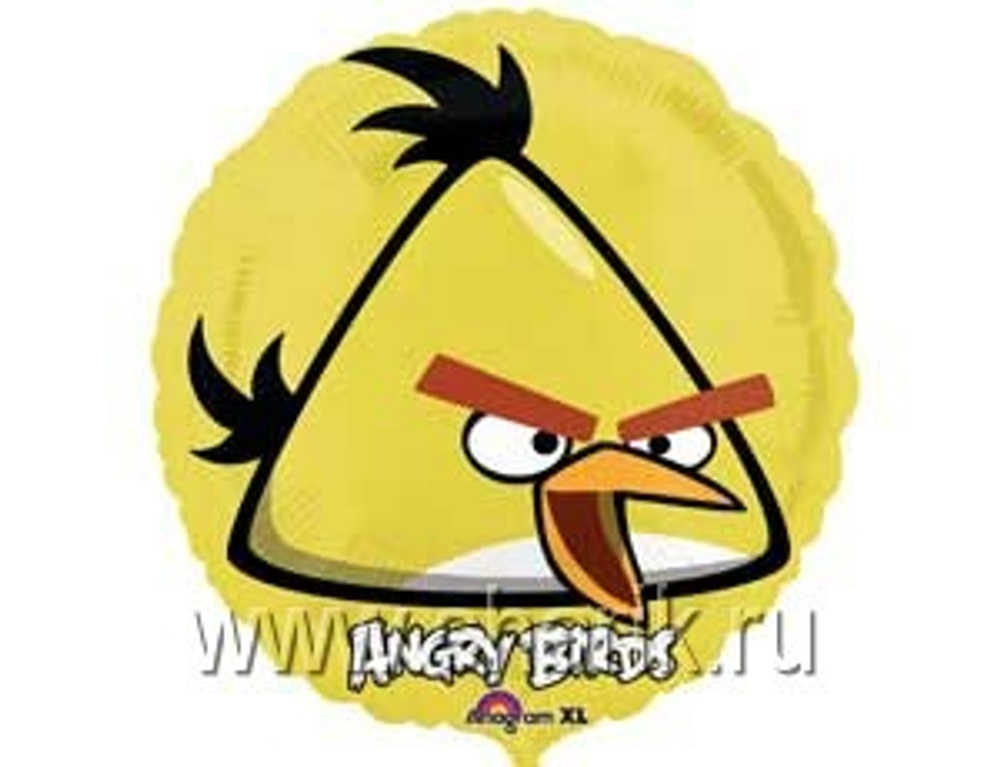 А 18" Круг Angry Birds Желтый S60