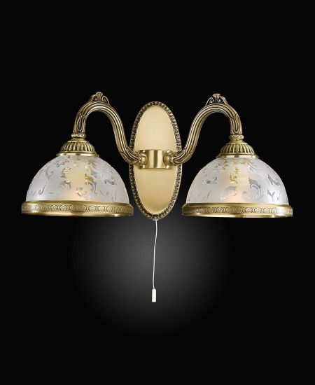 Двухламповое бра Reccagni Angelo A.6202/2