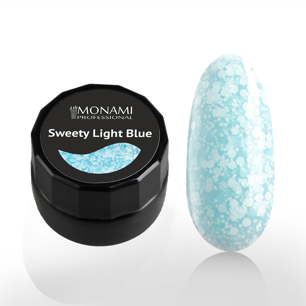 MONAMI Гель-лак Sweety Light Blue, 5 г