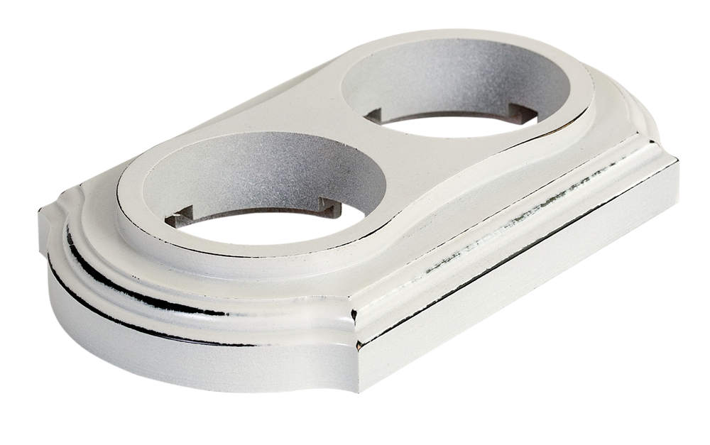 Рамка 2-местная "Элегант", МезонинЪ, GE70702-00 / Красное дерево