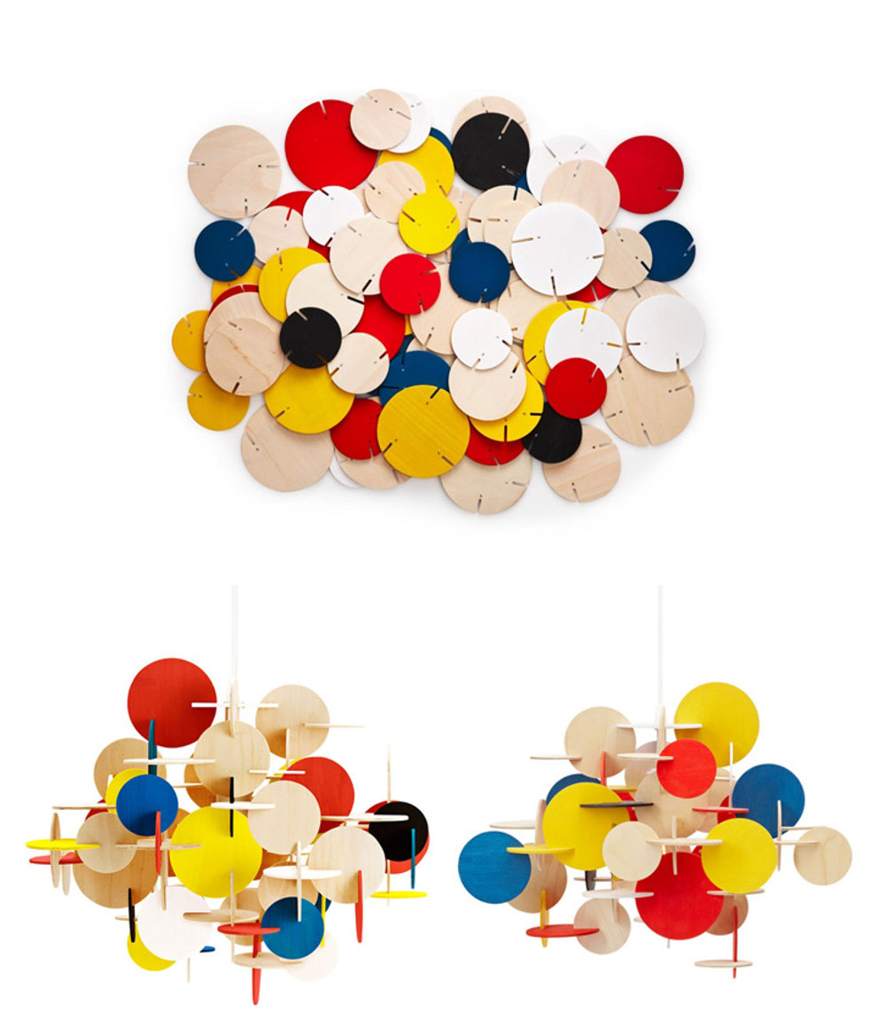 Подвесной дизайнерский светильник  Bau by Normann Copenhagen (разноцветный)