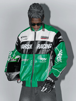 Куртка HARSHandCRUEL "Racing" V2 Leather Jacket