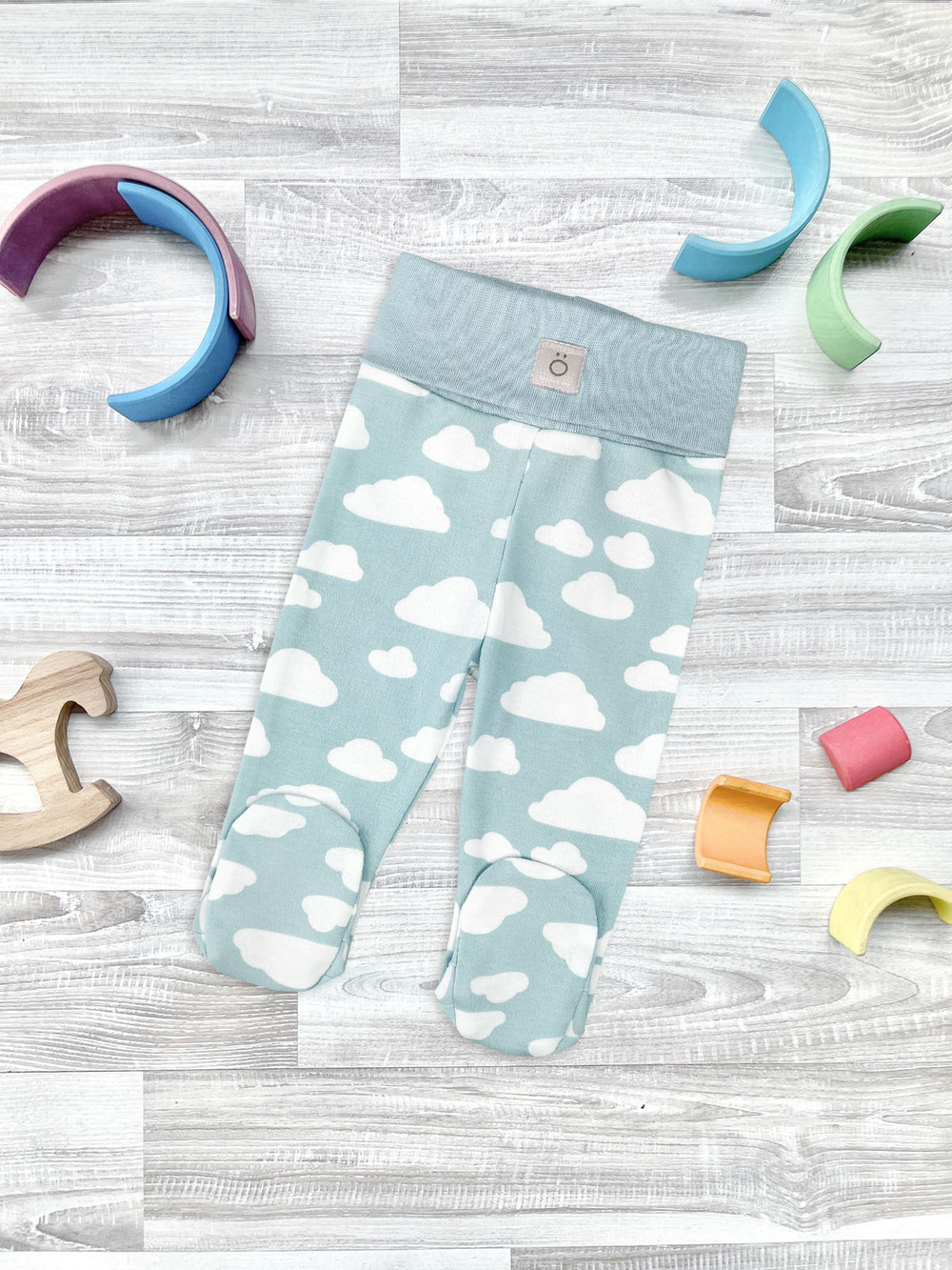 Ползунки Mjölk Облака на широком поясе, уценка