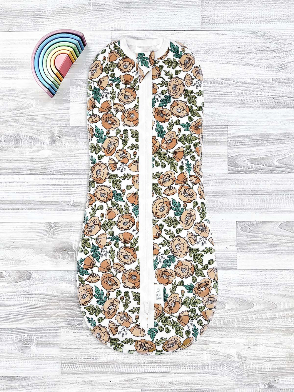 Утеплённый кокон Mjölk Маки NEW