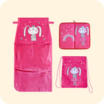 Набор для детского сада: кармашек, коврик, мешок. Зайка