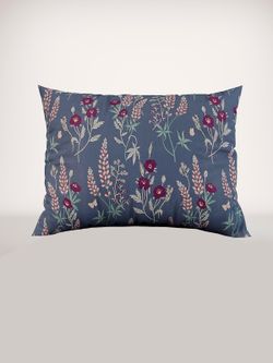 Постельное белье "Люпин/Люпин (компаньон)" 1,5-сп   наволочка 50х70 1шт Простынь  150х215 см  Пододеяльник 145х215 см  Сказка сатин