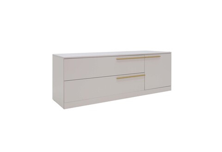 Тумба ТВ Ивару Николь-3, Сатиновое золото