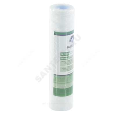 Картридж механический полипропиленовый шнур 5 мкм Slim Line 10" Unicorn PP 1005