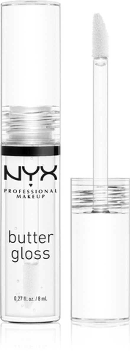 NYX Professional Makeup Butter Gloss - Блеск для губ оттенок 54 Sugar Glass, 8 ml