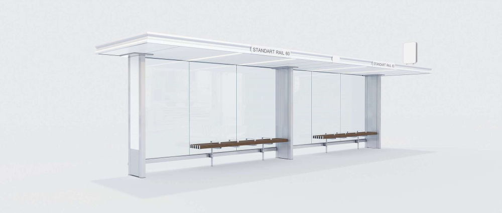 МОДЕЛЬ “STANDART RAIL 60”,размер 10650х3245х1860 мм