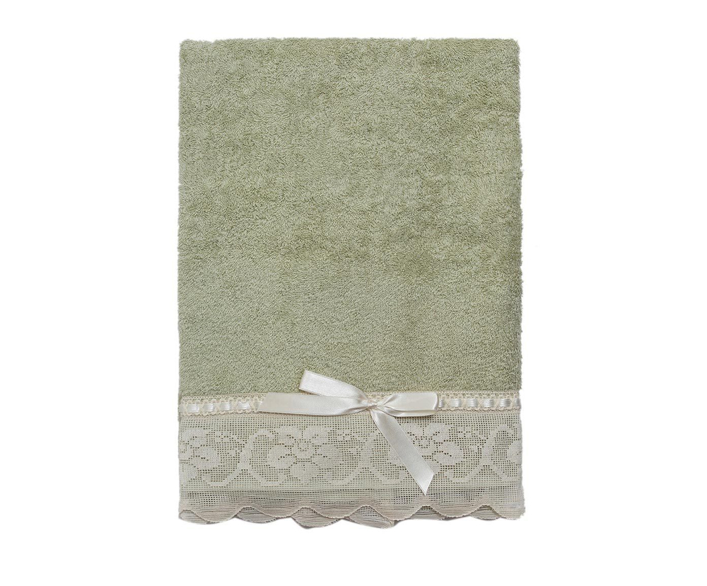 Полотенце 110х150 Old Florence Buratto зеленое