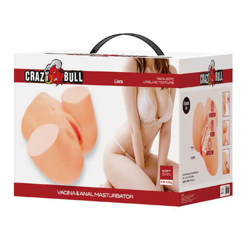 Мастурбатор телесный Baile Liora с вибрацией и звуком