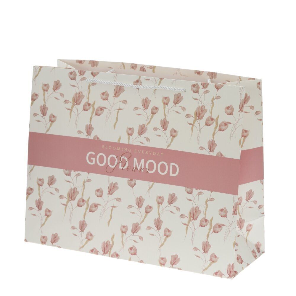 GAEM Пакет подарочный L (бумага 250г/м2, блок 12шт), L42 W15 H33 см, 4в.