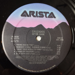 Винтажная виниловая пластинка LP Cruzados After Dark (USA 1987)