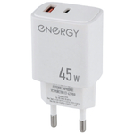 Зарядное устройство сетевое Energy ET-42 PRO, 45Вт, цвет белый