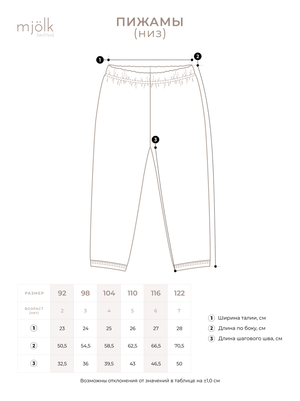 Пижама Mjölk Кокосы, уценка