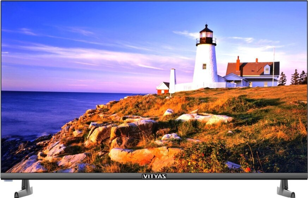 65" Телевизор Витязь 65LU1204 LED (2020), черный