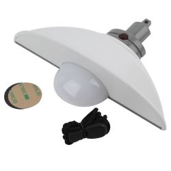 Ночник - светильник светодиодный ЭРА NLED-488-1W-MS-W настенный на батарейках с пультом белый | Ночники