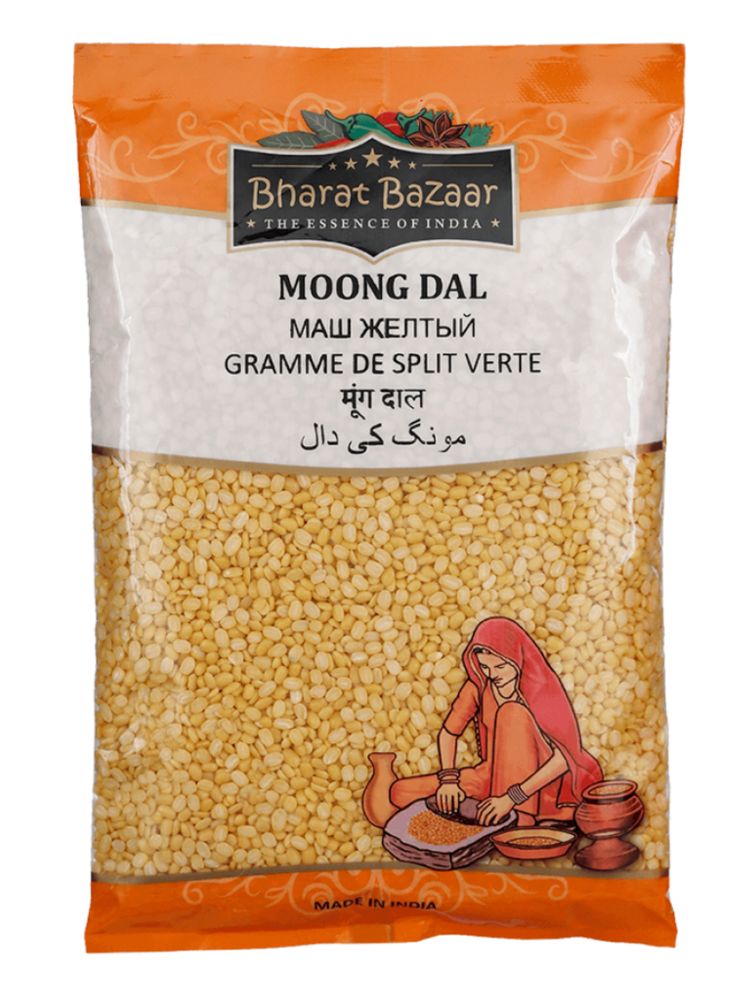 Маш желтый очищенный Moong Dal Bharat Bazaar 500 гр, 2 шт