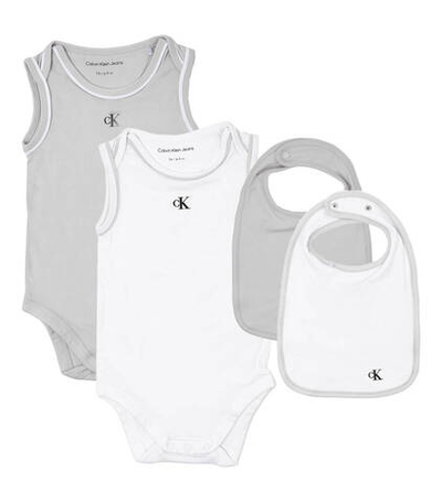 Набор MONOGRAM SLVLS BODY BIB GIFTPACK Calvin Klein Jeans - белый(IN0IN00079)