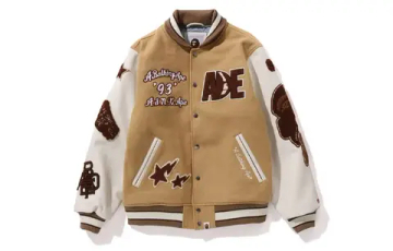 A Bathing Ape Bathing Ape Appliqu Detail Varsity Куртка
