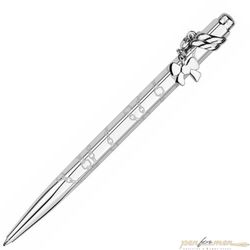 Шариковая ручка Carandache Ecridor Mademoiselle PP латунь палладиевое покрытие (890.104)