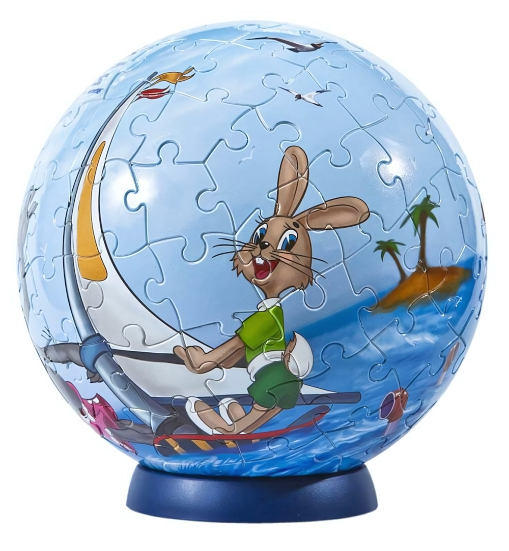 Пазл-шар 108эл. "Ну, погоди!" М/с (Степ пазл)