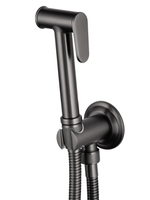 Смеситель с гигиеническим душем встраиваемый WONZON & WOGHAND STEAM, Темный графит (WW-88849008-BGM)