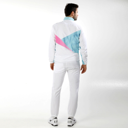 Мужские теннисные штаны BIDI BADU Flinn Tech Training Pants Men - White, Black