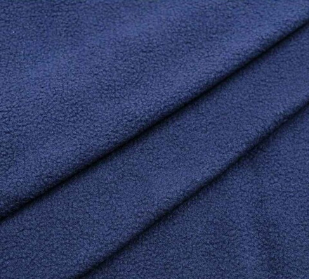 Трикотаж Флис 180 (45 х 50 см, 50 х 50 см +- 2см) цвет темно-синий (10216170/161019/0189556, Китай)