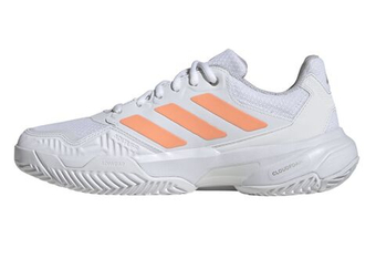 Женские Кроссовки теннисные Adidas CourtJam Control 3 W - cloud white/beam orange/crystal white
