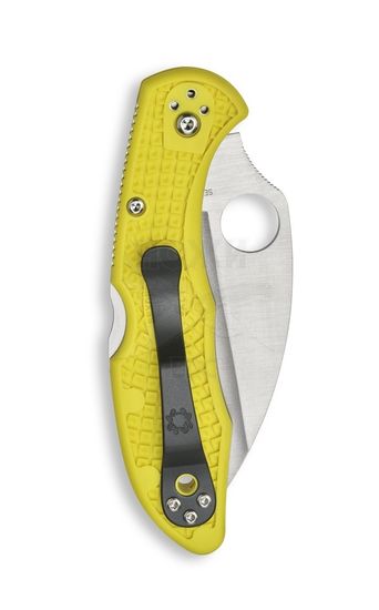 Складной нож Spyderco Spyderco Salt 2 Wharncliffe C88PWCYL2 c клинком из стали H1, рукоять FRN