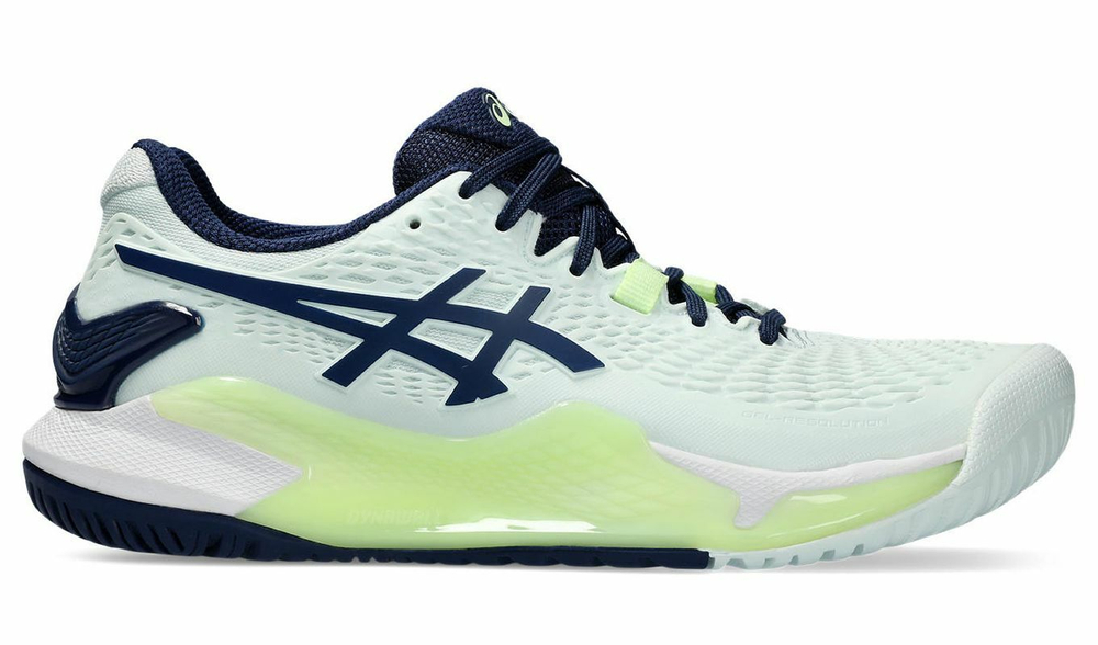 Женские Кроссовки теннисные Asics Gel-Resolution 9 - Мятный
